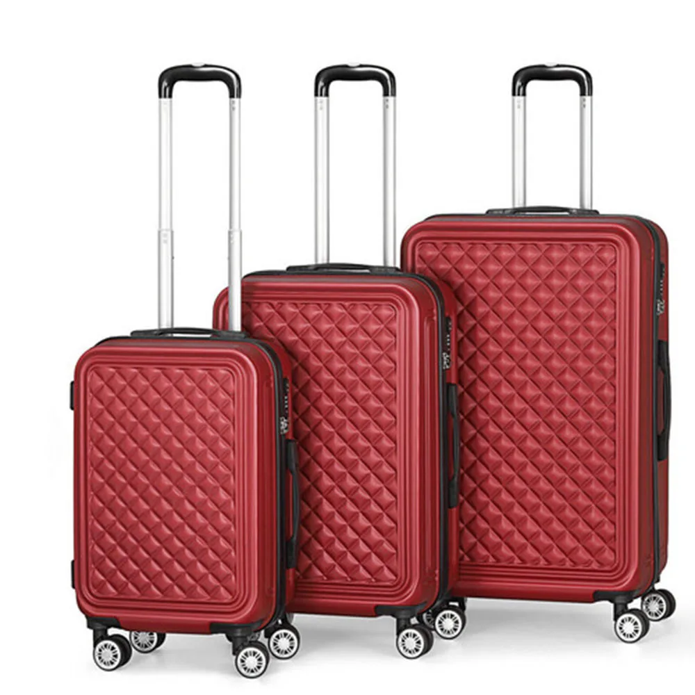 Fashion Travel Luggage With Spinner Wheel ins Popular 20/24/28 Checked Trolley Suitcase Boarding Password Luggage ﻿