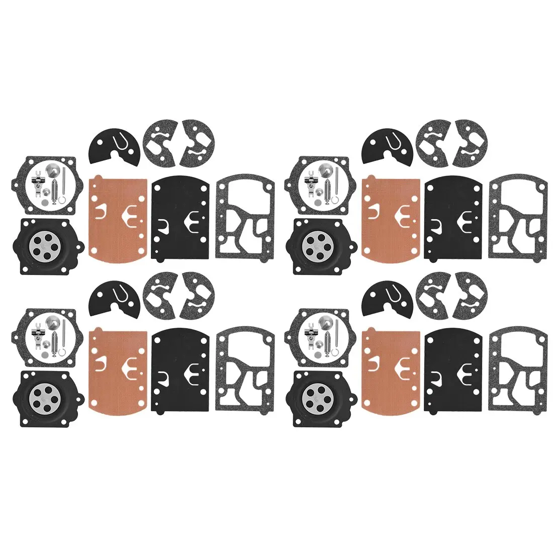 4 Sets Carburetor Repair Kit Fit for Walbro K10-WB Homelite 650 750 Chainsaw