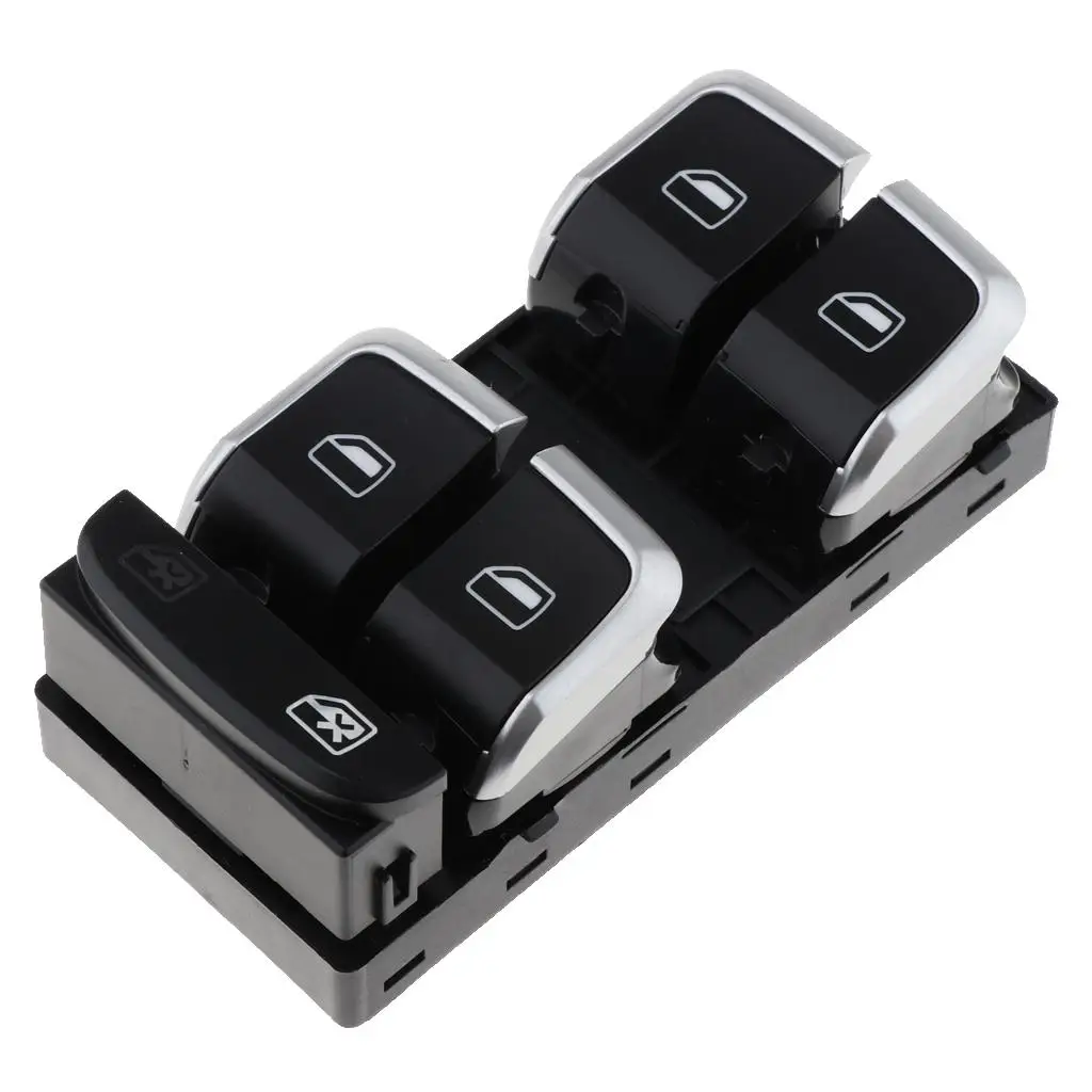 6 أزرار تبديل أزرار نافذة الطاقة LH (جانب السائق) أمامي 8KD 959851 أ