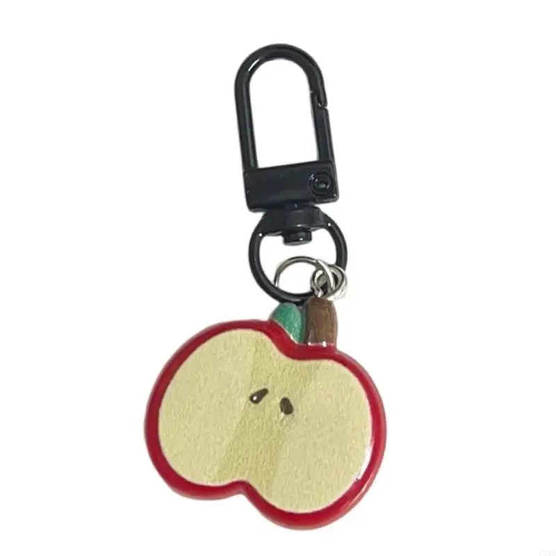 Trendy Fruit Keyring Accessory Playful Fruit Chain Adornment Stylish Keychain Pendant for Trendsetters