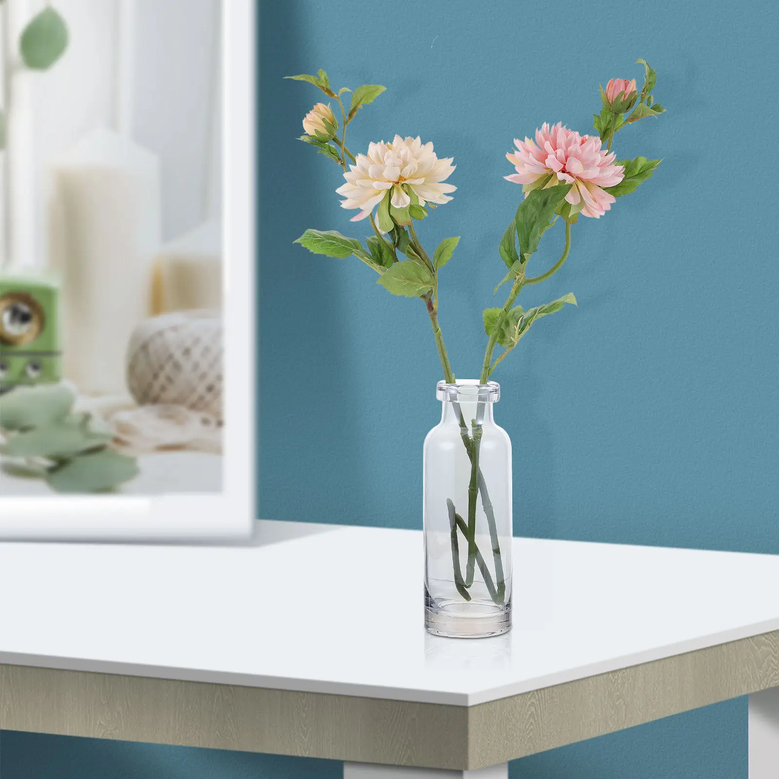 

Гидропонная стеклянная ваза-кашпо для рабочего стола, прозрачный контейнер для растений для дома, офиса, сада, стеклянный террариум