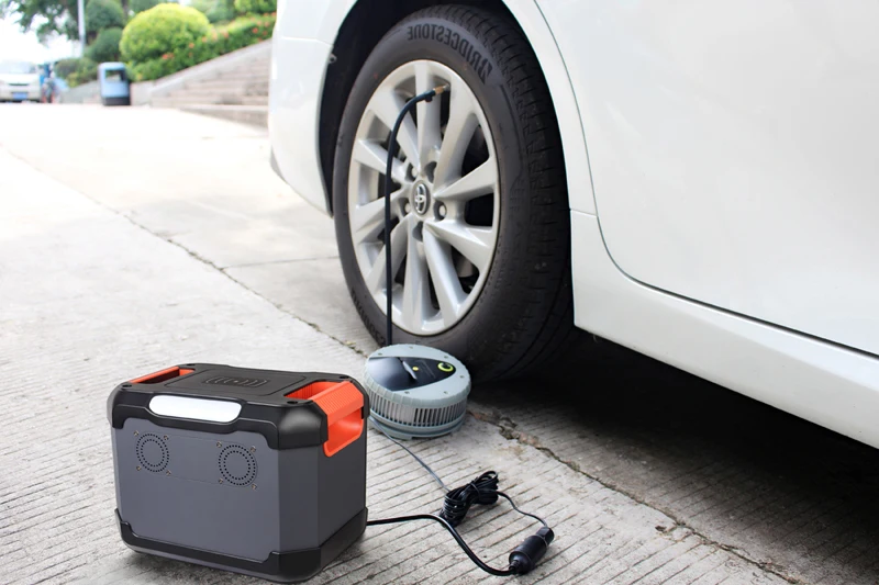 Multi-Function 1200W IP65 Portable Power Station LiFePO4 Battery Folded Solar Panel USB DC Sockets 12V Max PV Voltage