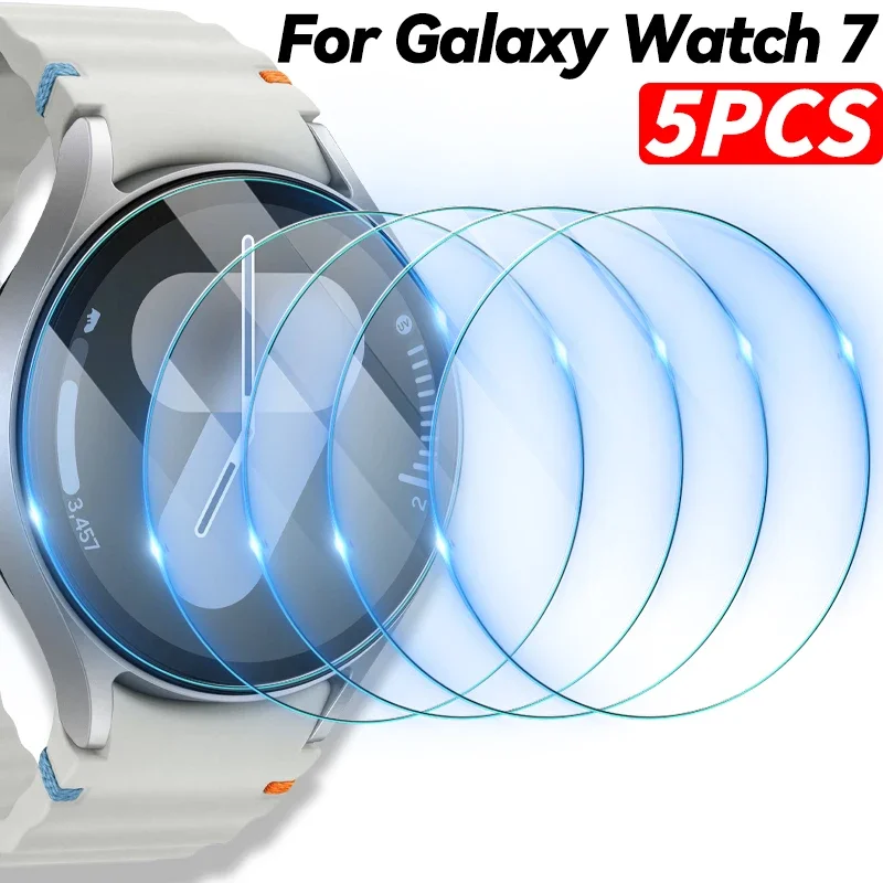 1–5 Stück gehärtetes Glas für Samsung Galaxy Watch 7/FE 40 mm 44 mm HD-Displayschutzfolie, kratzfest