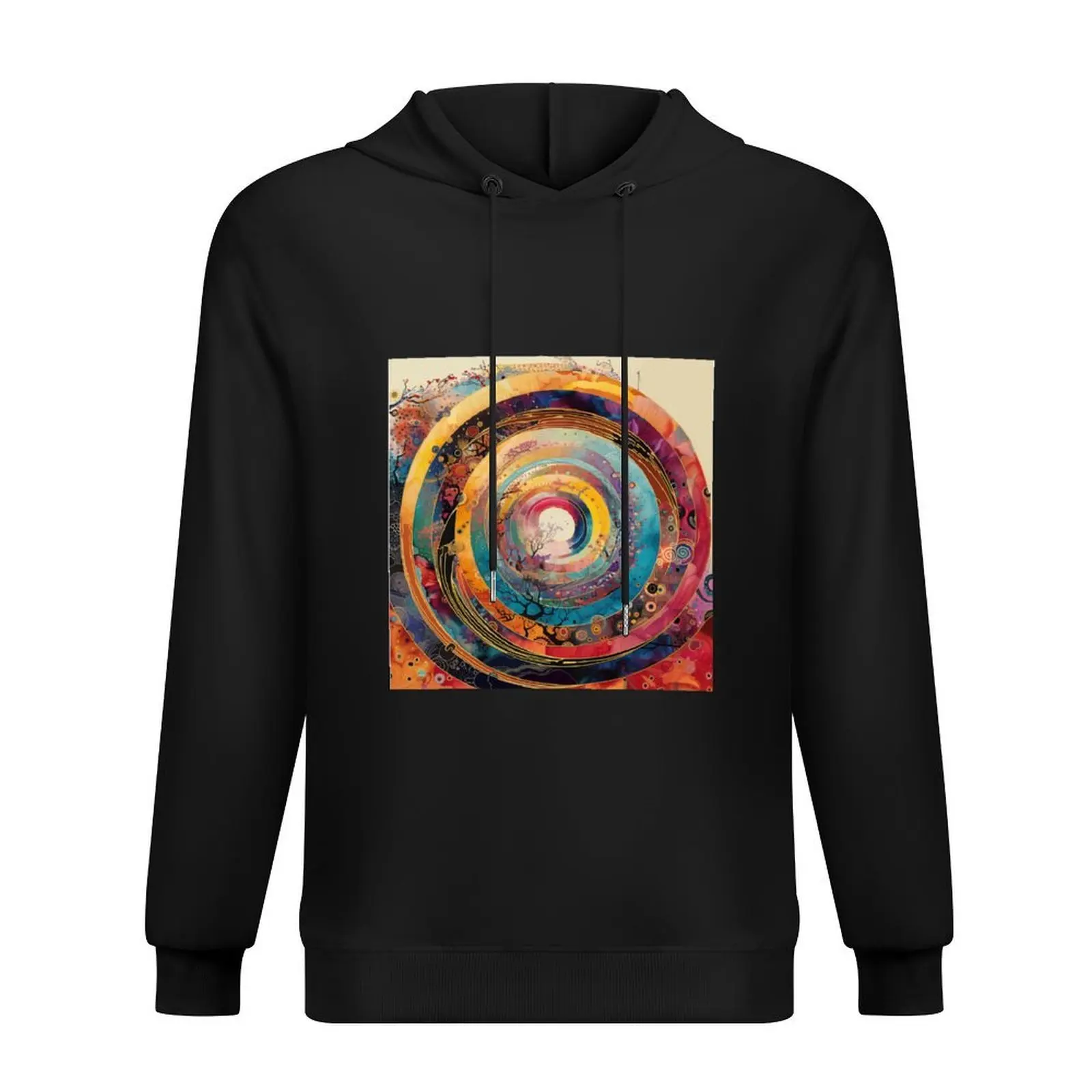 

Abstract Arboreal Spirals Hoodie men's sweat-shirt anime clothing men's clothes graphic t shirts men anime hoodie