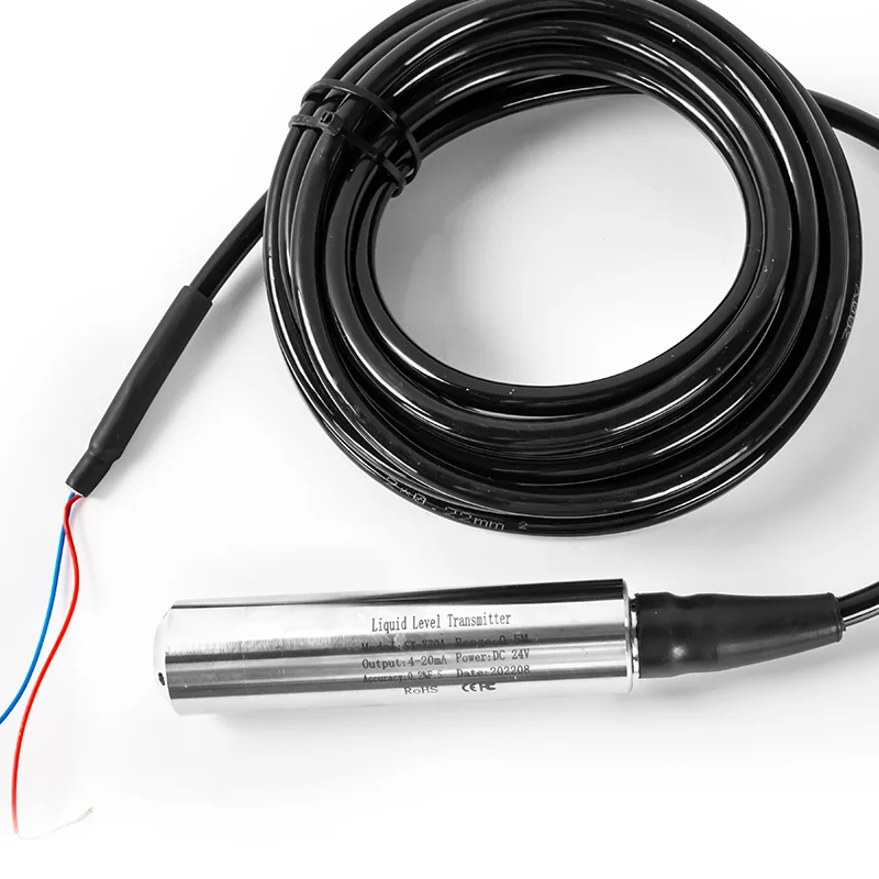 Water Level Sensor 5M 8M 10M Range 304 Stainless Steel Probe hydrostatic level sensor 4-20mA 0-10V RS485 Output