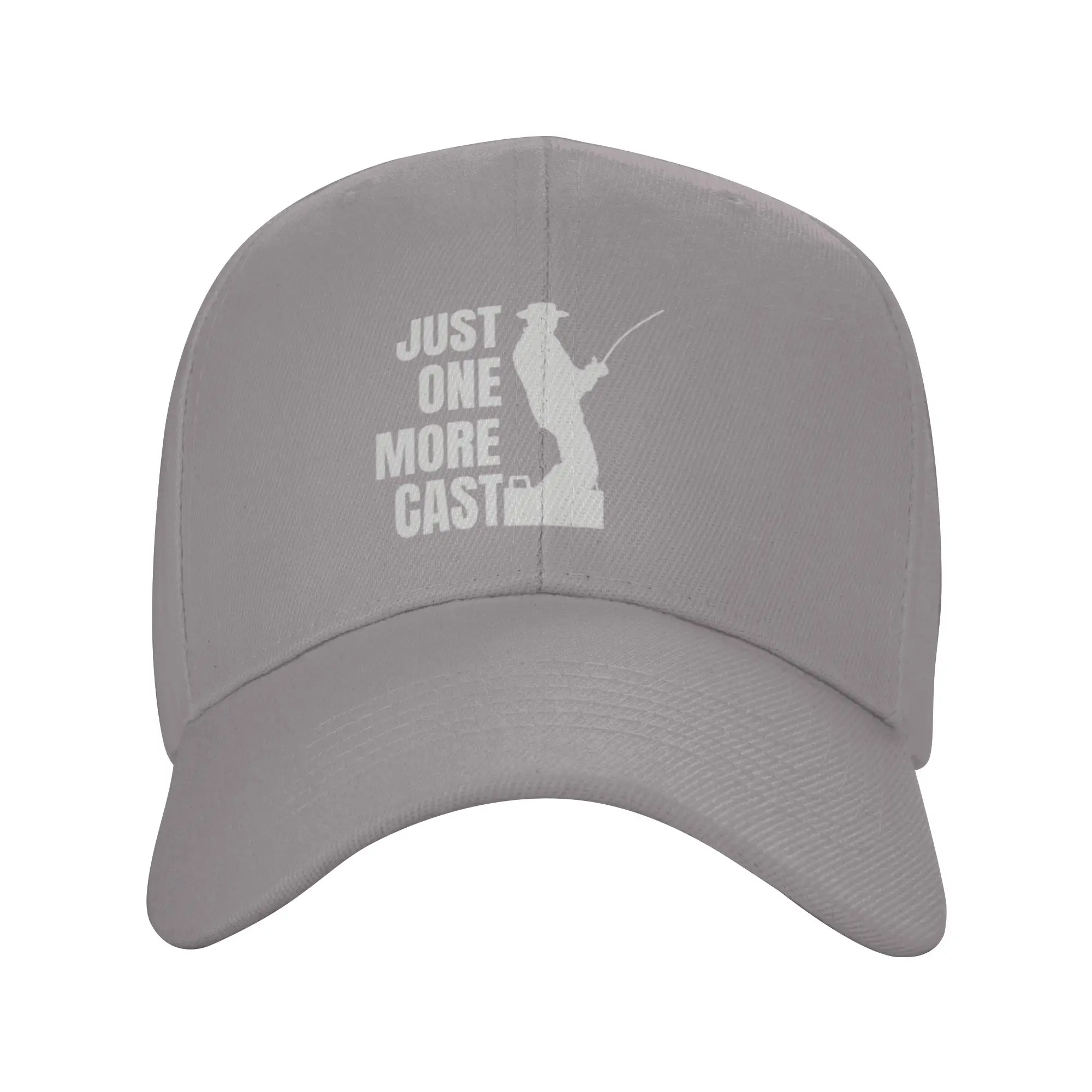 Just one more cast I promise - I got fish to catch Trendy Baseball Cap Beach Vacation Summer Cap Hip Hop Cap