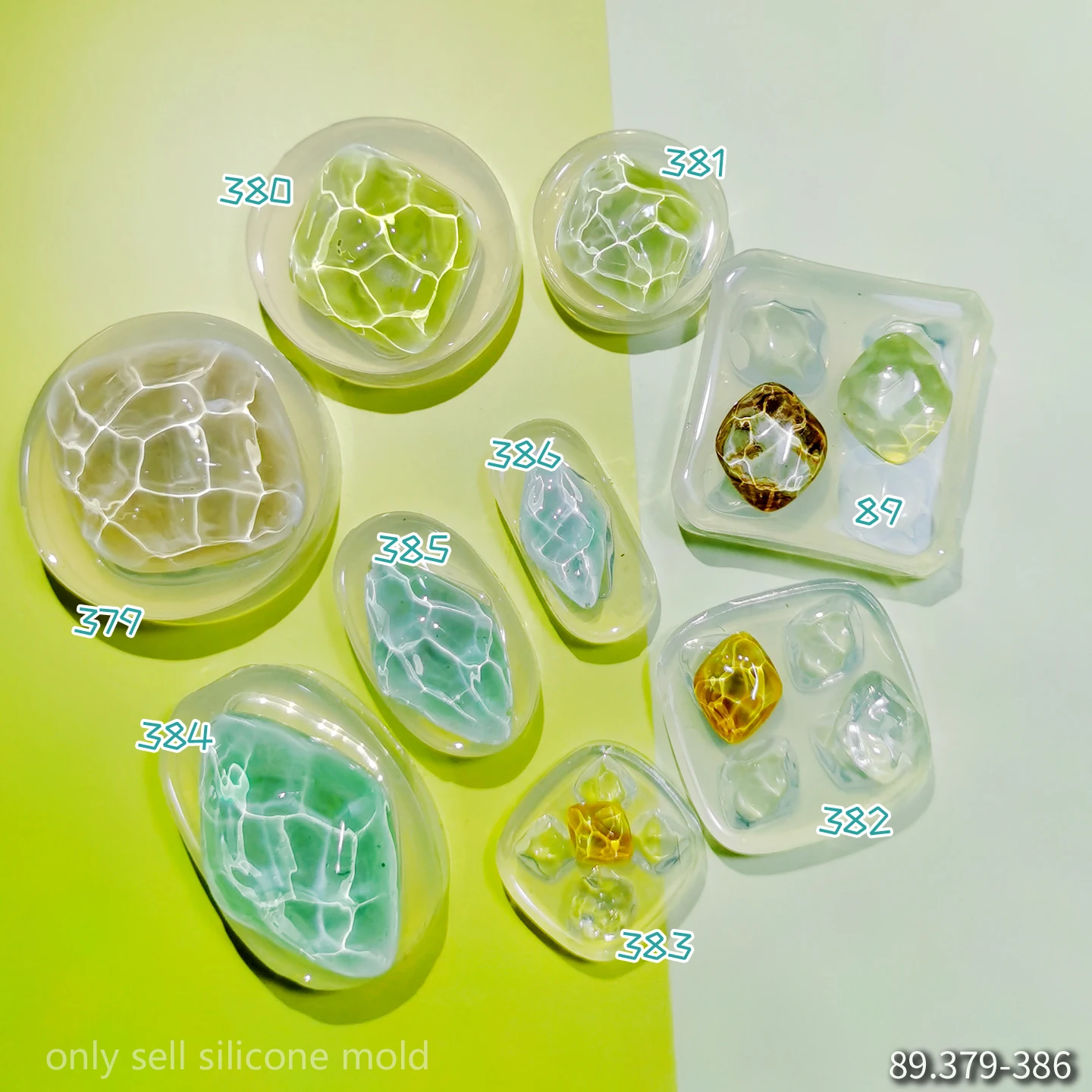 Forma do żywicy epoksydowej DIY, ręcznie robiona, wzór rombów, wzór fal wodnych, forma do miniaturowych elementów, forma do żywicy epoksydowej, forma do żywicy UV