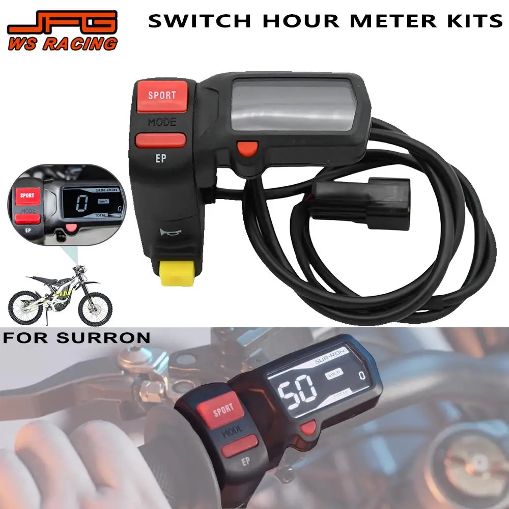 

For Surron Hour Meter Motorcycles Accessories Speedometer Switch Buttons Kits For Sur Ron Sur-Ron Light Bee Electric Bike Parts