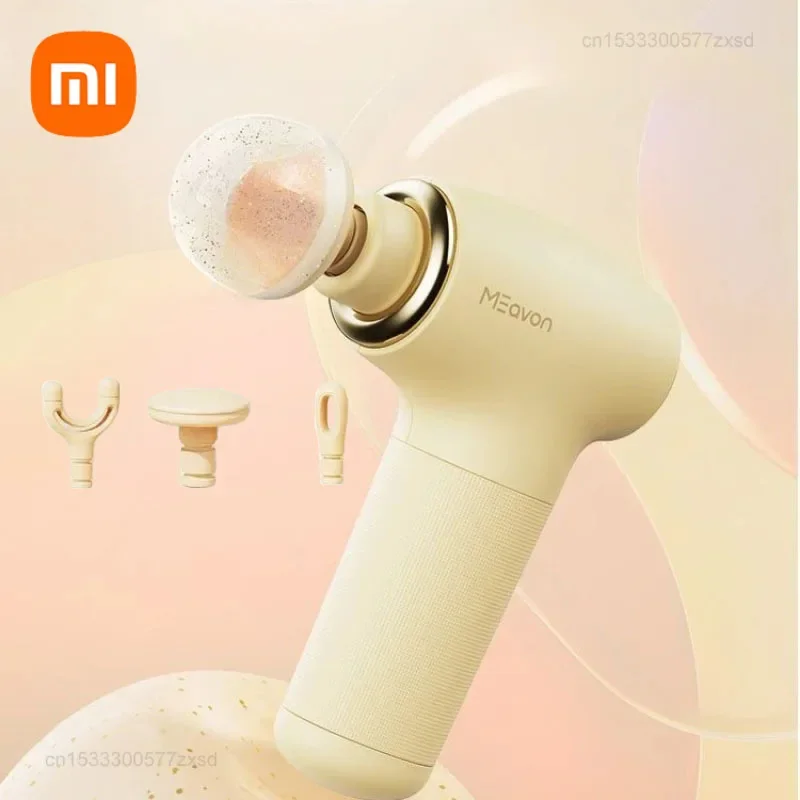 Xiaomi Massage Gun Women's Fitness Muscle Relaxation Massager Profession Mini Portable Jelly Fascia Gun Low Noise Rechargeable