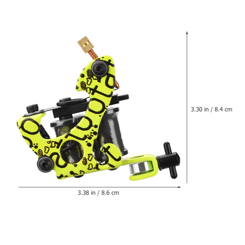 Máquina de bobina de tatuaje, marco de hierro galvanizado, bobinado de alambre de precisión, herramienta de revestimiento estable, suministros de tatuaje, dispositivo, suministros de tatuajes