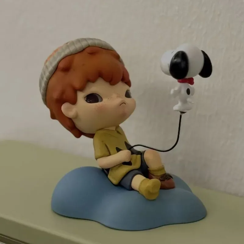 POP MART Hirono x SNOOPY Series Random Box Blind Box Toys Mystery Box Guess Bag Cute Anime Figure Desktop Ornaments Collection view 5