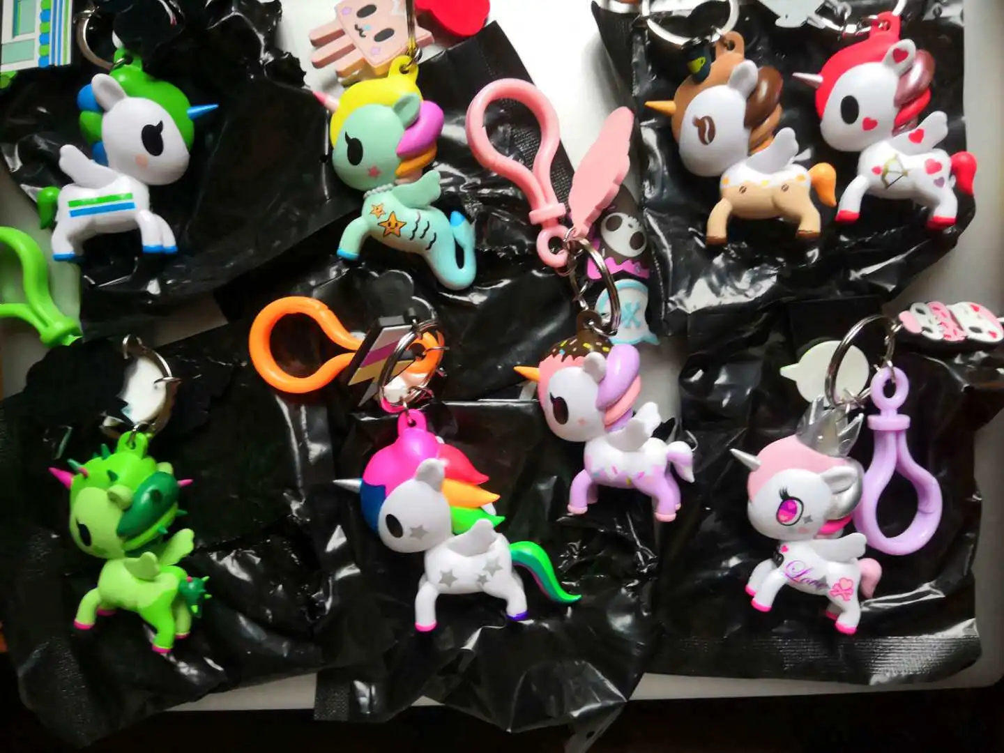 Tokidoki Unicorn Blind Box Figure Keychain Cute Cartoon Collectible Desktop Ornament For Adult Collection Display