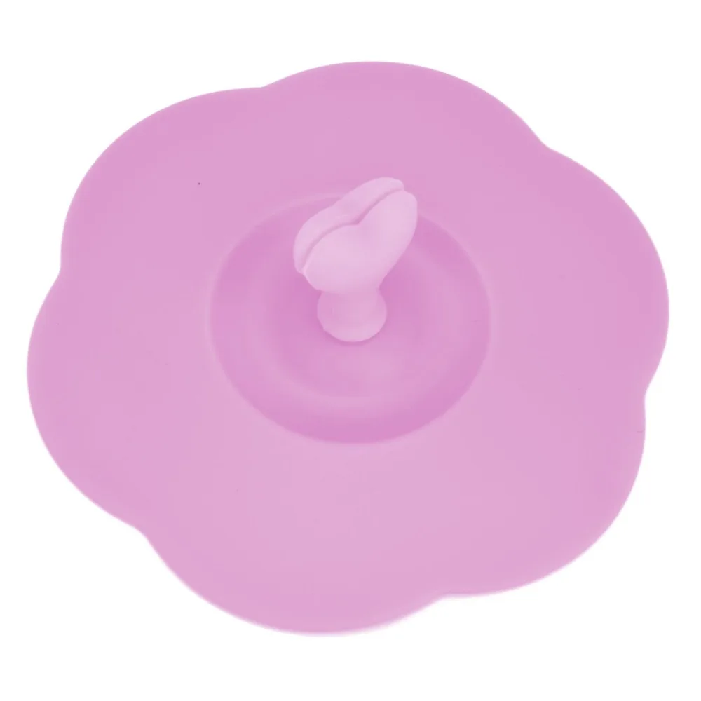 4Pcs Reusable Silicone Cup Lid Soft Smooth Mug Cover Flexible Elastic Structure Protective Lid Cup Storage