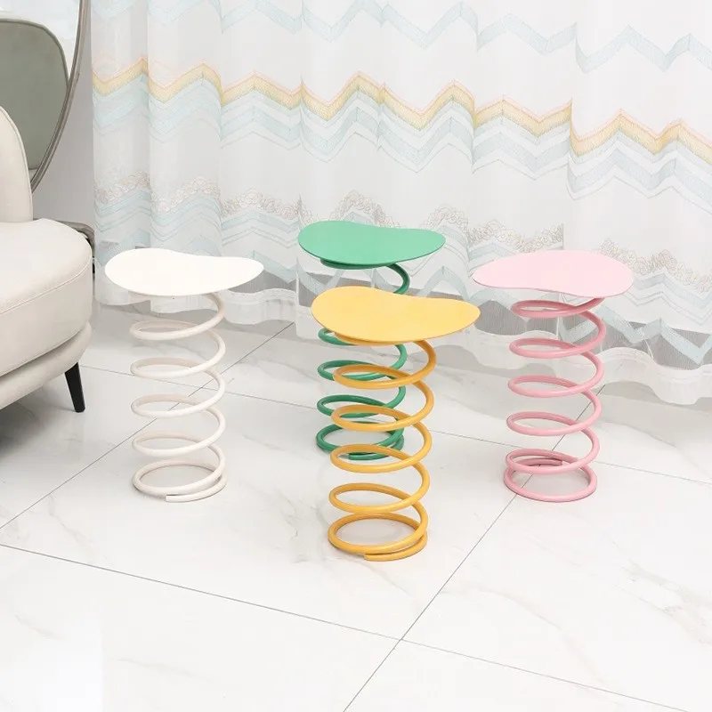 Creative Spring Short Stool Household Small Household Dining Room Table Bench Simple Personalized Stool Shoe Changing Bench