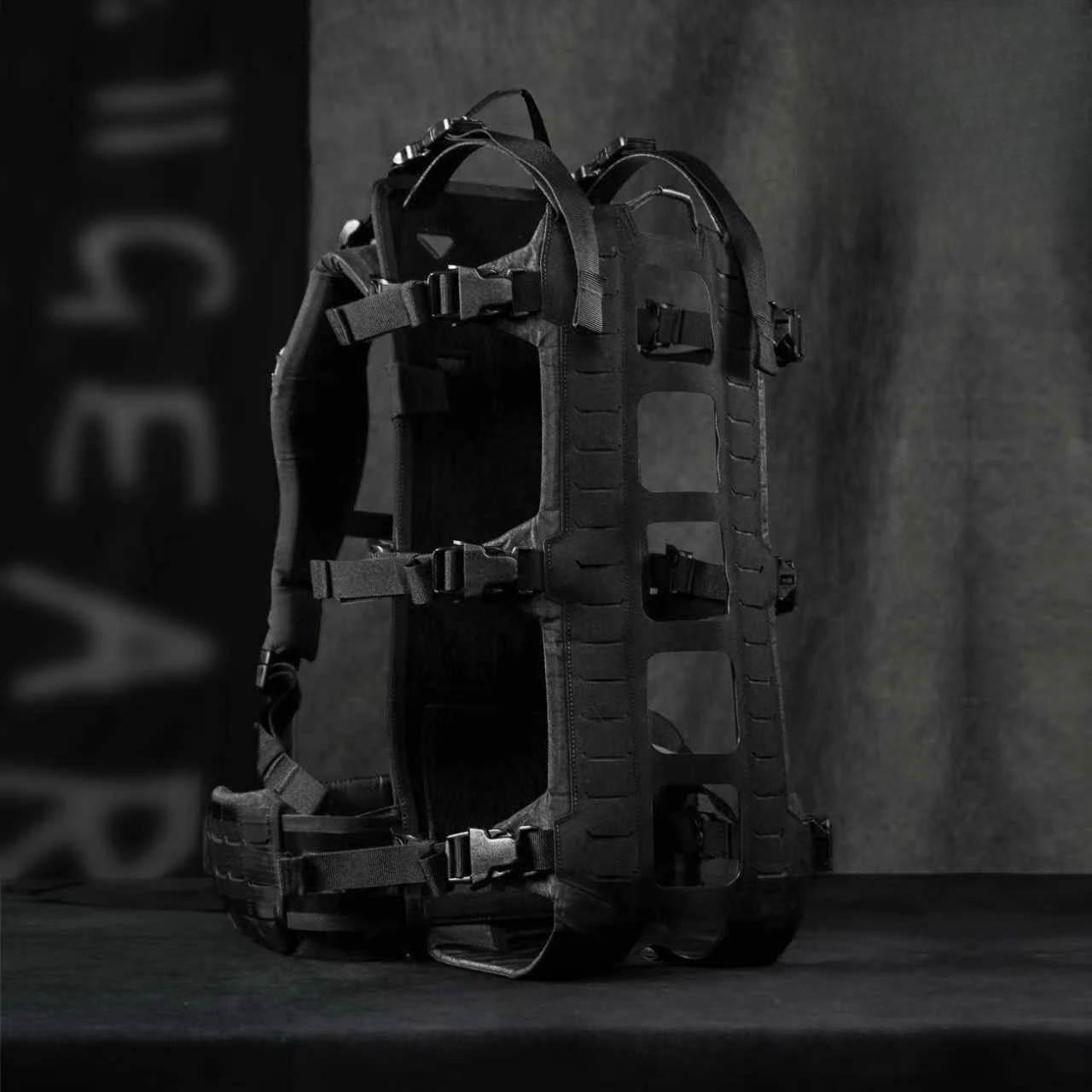 Small Back Frame Outdoor Hiking Mountaineering Commuter Lightweight Backpack Skeleton