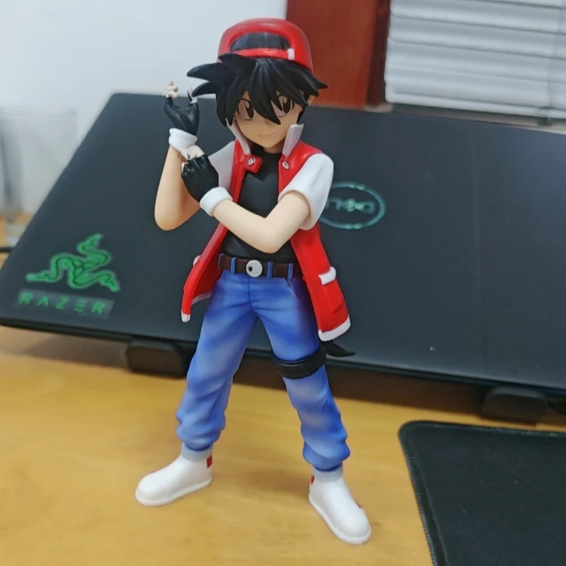 Anime nuevo Ash Ketchum Trainer figura escena colección Aciton figura lindo modelo Pvc niños muñeca decoración niños juguetes regalos