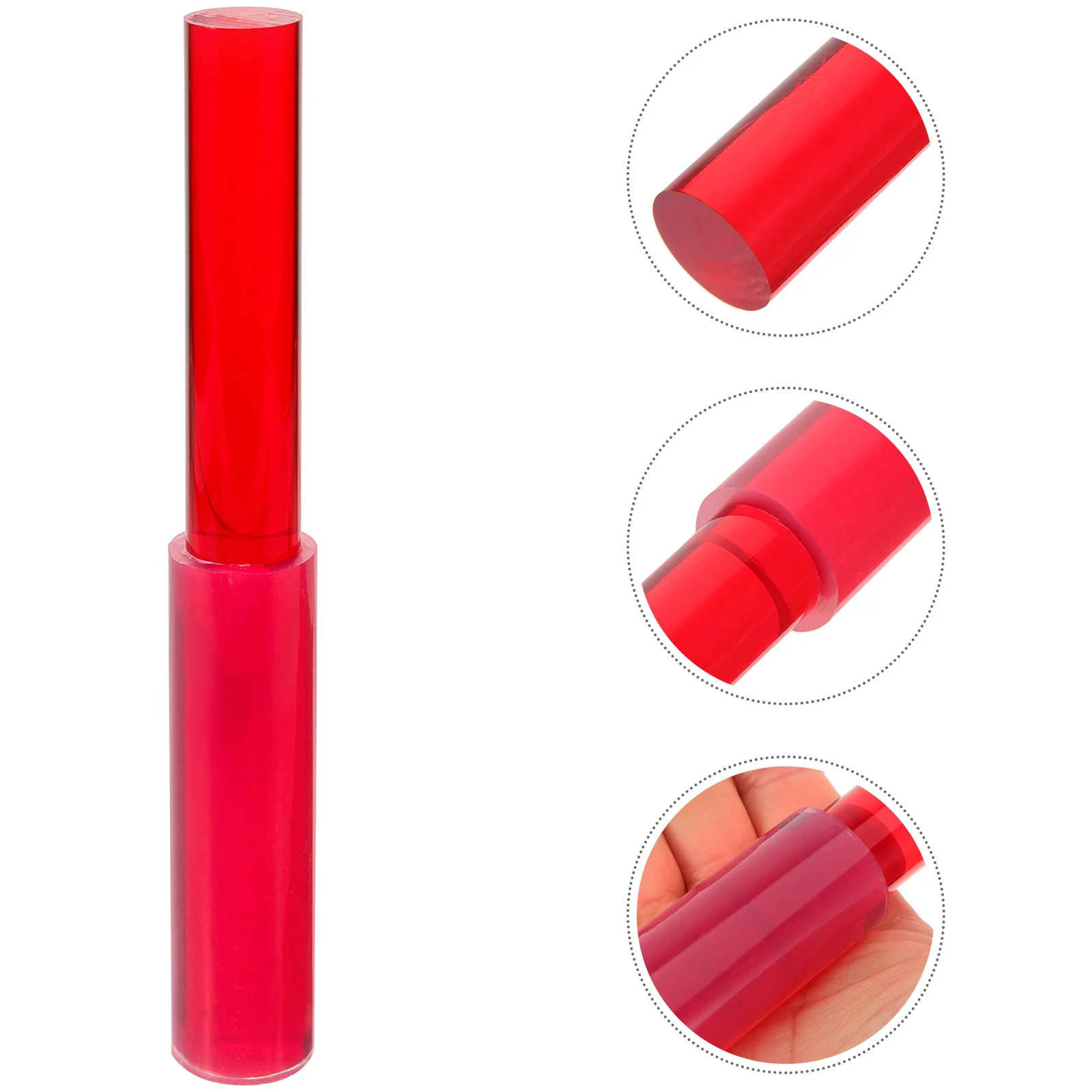 

Crystal Singing Bowl Mallet Acrylic Handle Rubber Head Multi-Functional Striker For Meditation Yoga Studio Therapy