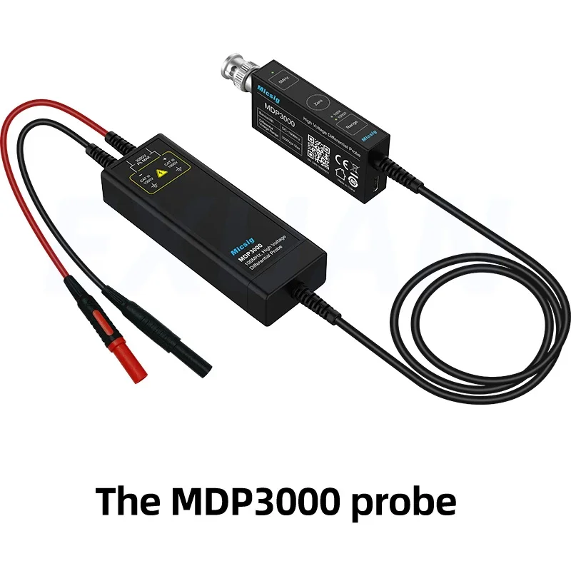 MDP3000High-voltage Differential Probe 100M 3000V Oscilloscope Probe Universal Current Probe Test High-frequency/Voltage Signals