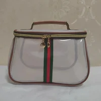 Trousse de Toilette Portable Luxe – Sac Cosmétique Transparent Grande Capacité en PVC Imperméable 2