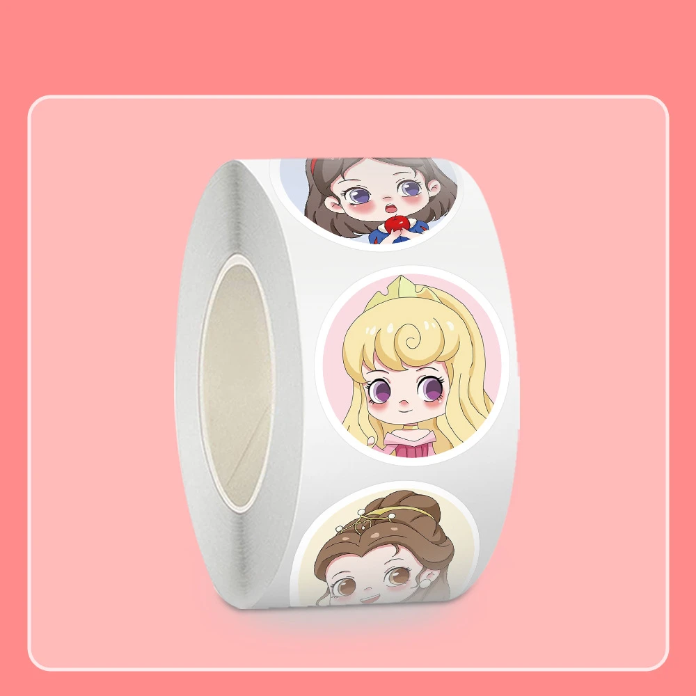 500 Uds. Blancanieves dibujos animados princesa álbum de recortes pegatinas de Disney DIY diario portátil equipaje Graffiti divertidos juguetes clásicos con estilo