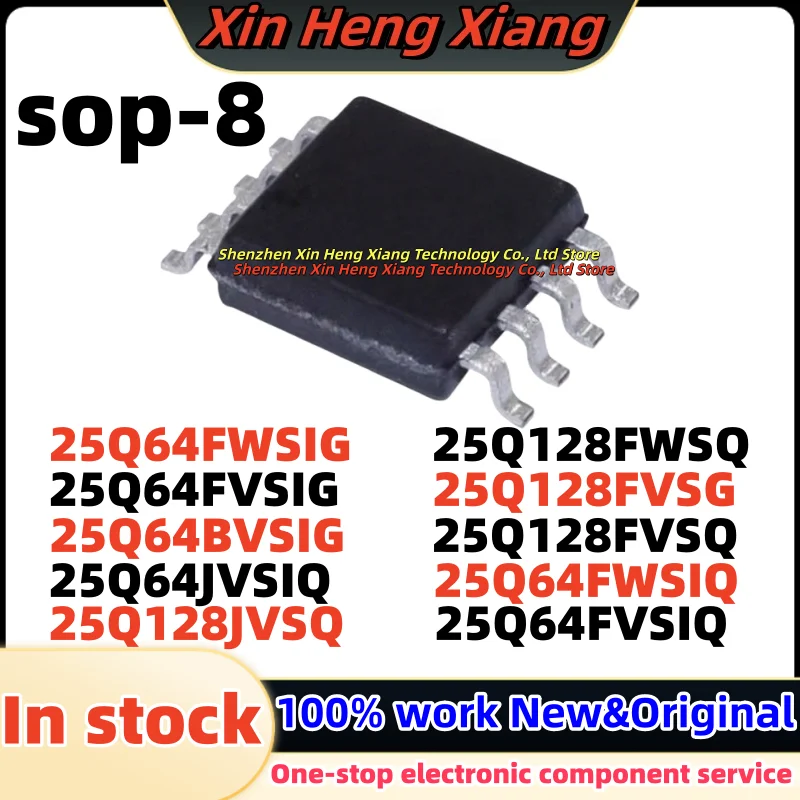 (5 uds) W 25Q64FVSIG 25Q64FWSIG 25Q64BVSIG 25Q64JVSIQ 25Q64FVSIQ 25Q64FWSIQ 25Q128FVSQ 25Q128JVSQ 25Q128FVSG 25Q128FWSQ sop8