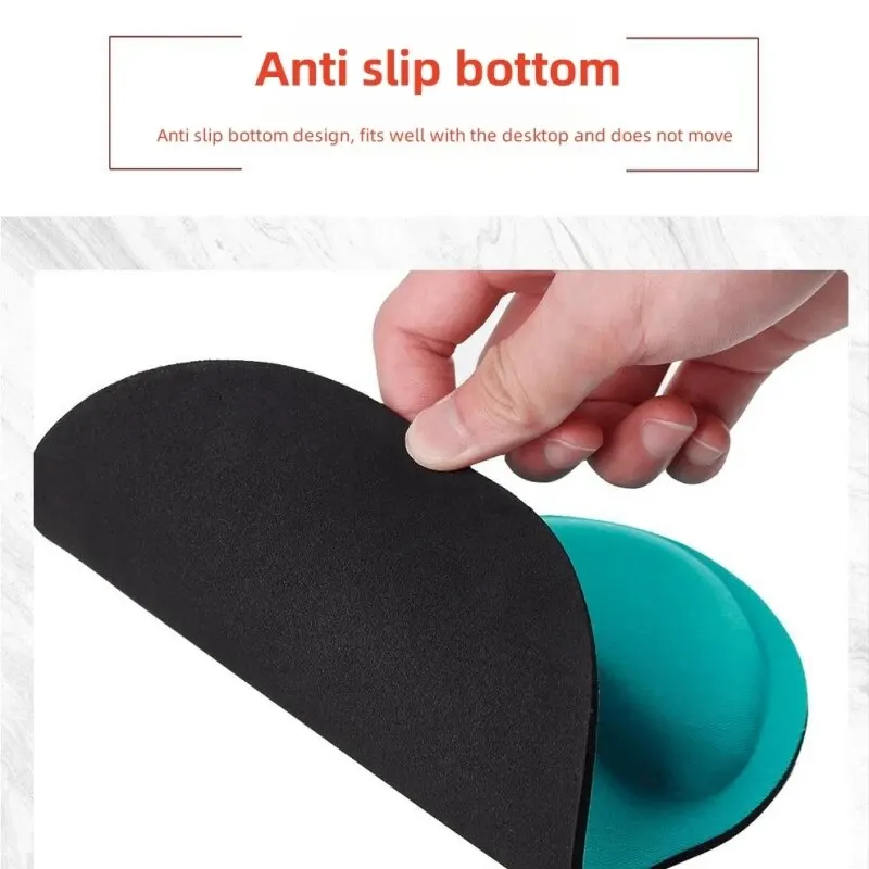 E01 Wrist Guard Mouse Pad Office Desk Pad Soft And Comfortable Memory Cotton Rebound Ultra Light image 6