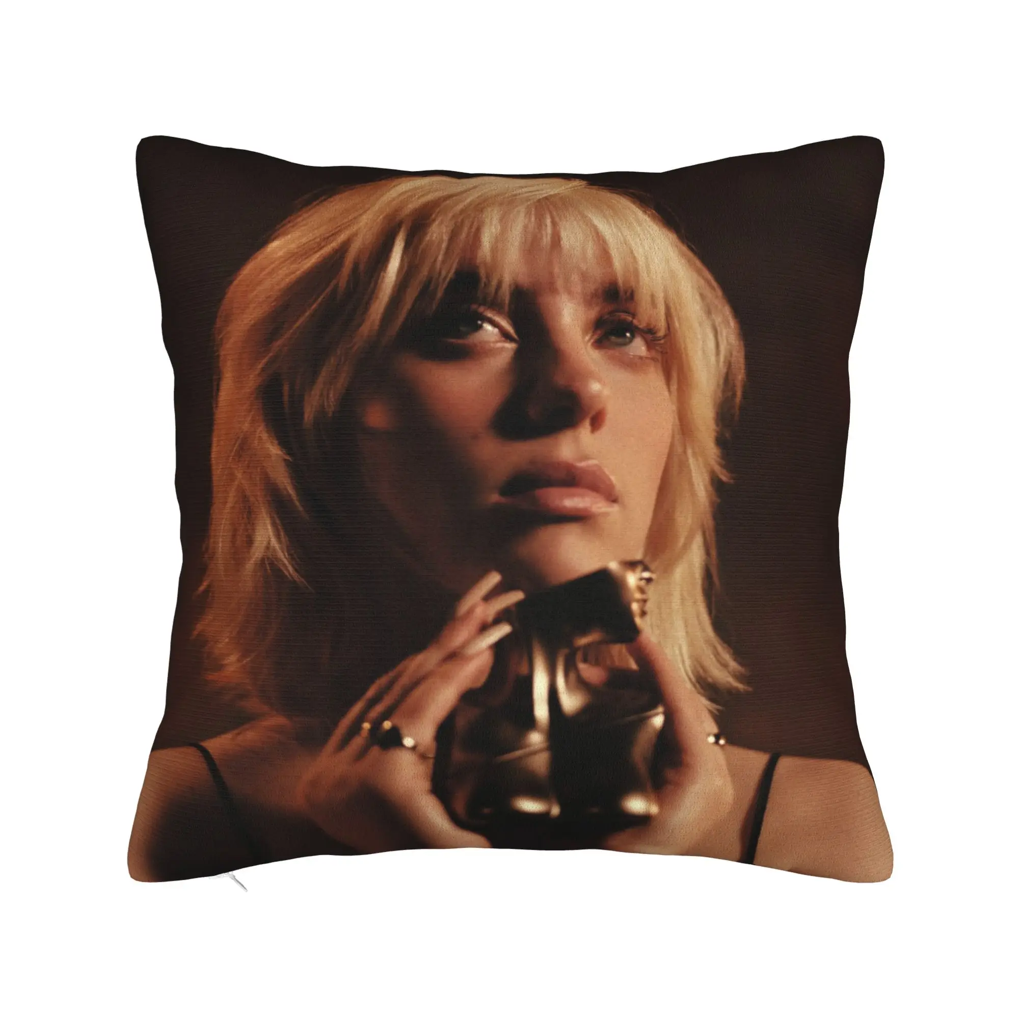 Billies Hit Me Hard And Soft Pillowcase Soft Polyester Cushion Cover Decoration  Throw Pillow Case Cover Home Zipper 18''