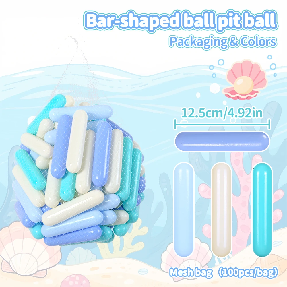 100 Stücke Kunststoffkugeln Wasser Pool Ozean Ball Kinder Schwimmgube Mit Spielhaus Outdoor Zelte Spielzeug