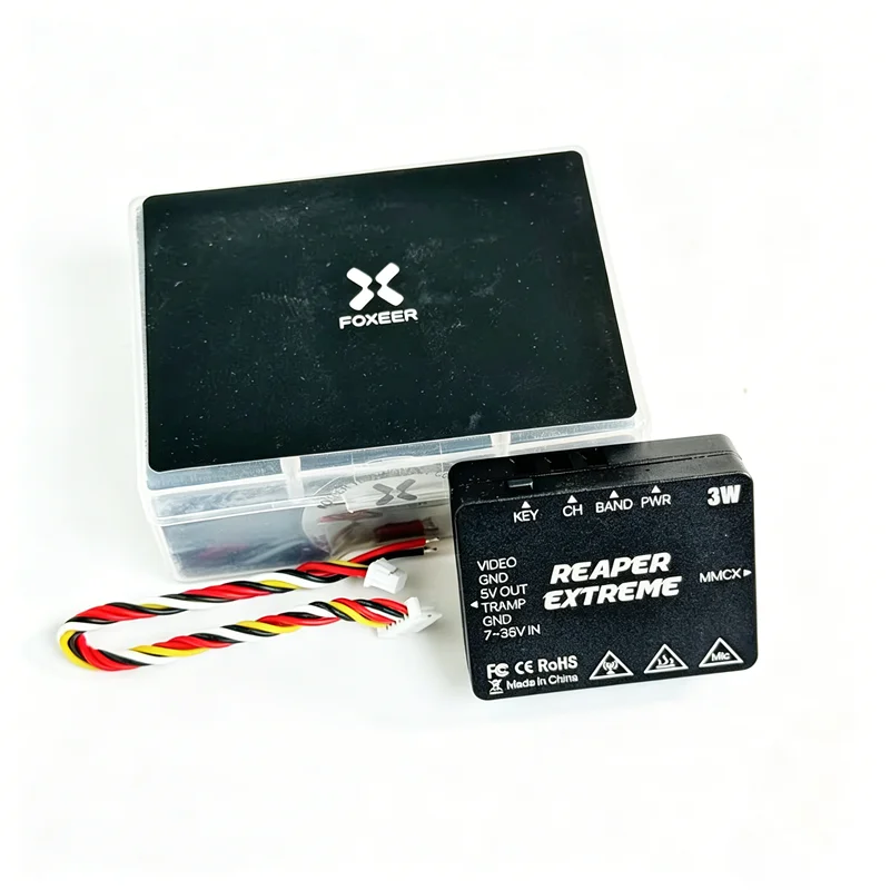 

Foxeer Reaper Extreme 5.8G Video Transmitter, 3W Max, Fan Cooled, Tramp Compatible