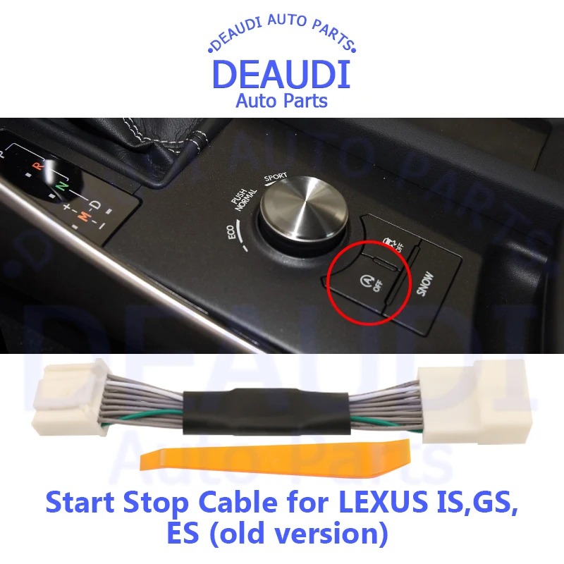 

Car Automatic Stop Start Engine System Eliminator Device Disable Cable Plug Stop Canceller For Lexus IS GS Old version ES