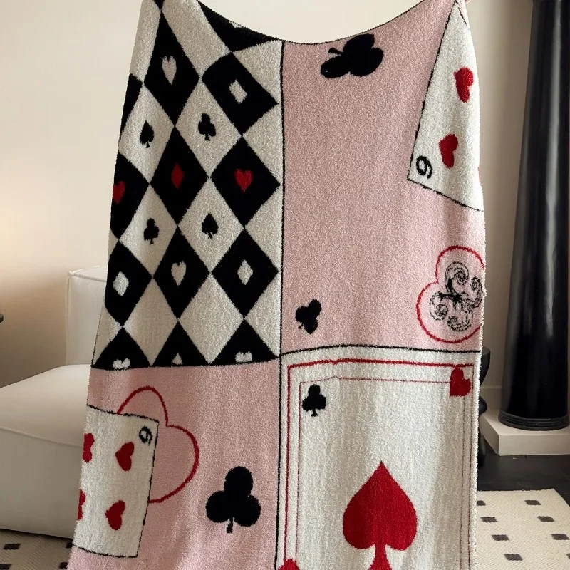 Spring and summer new year of the horse blanket autumn and winter thickened warm leisure home multi-functional blanket