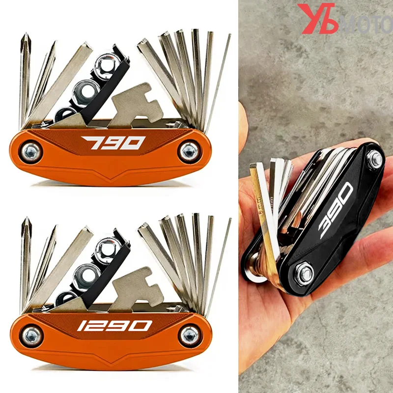 

Для KTM Duke 1290 790 390 890 690 1090 1190 RC 390 125 250 1290 Super Adventure S Мотоцикл Многофункциональный ремонтный набор отверток