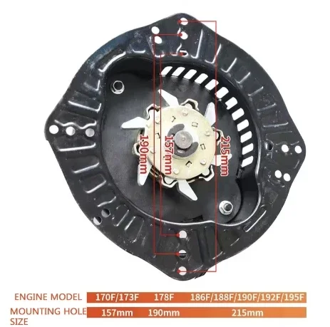 Diesel Engine Universal Pull-Free Starter Micro Tillage  Generator Hand Crank