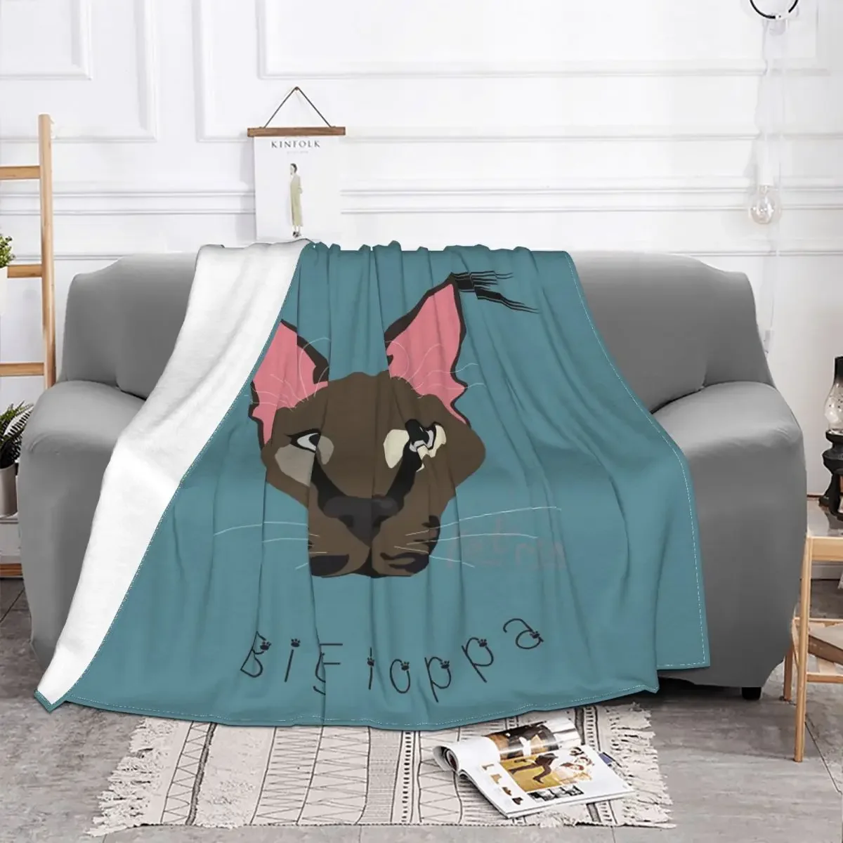 

Funny Big Floppa Baby Blankets Sofa Cover Flannel Spring/Autumn Cat Cute Soft Multifunction Throw for Bed Bedroom Rug Piece
