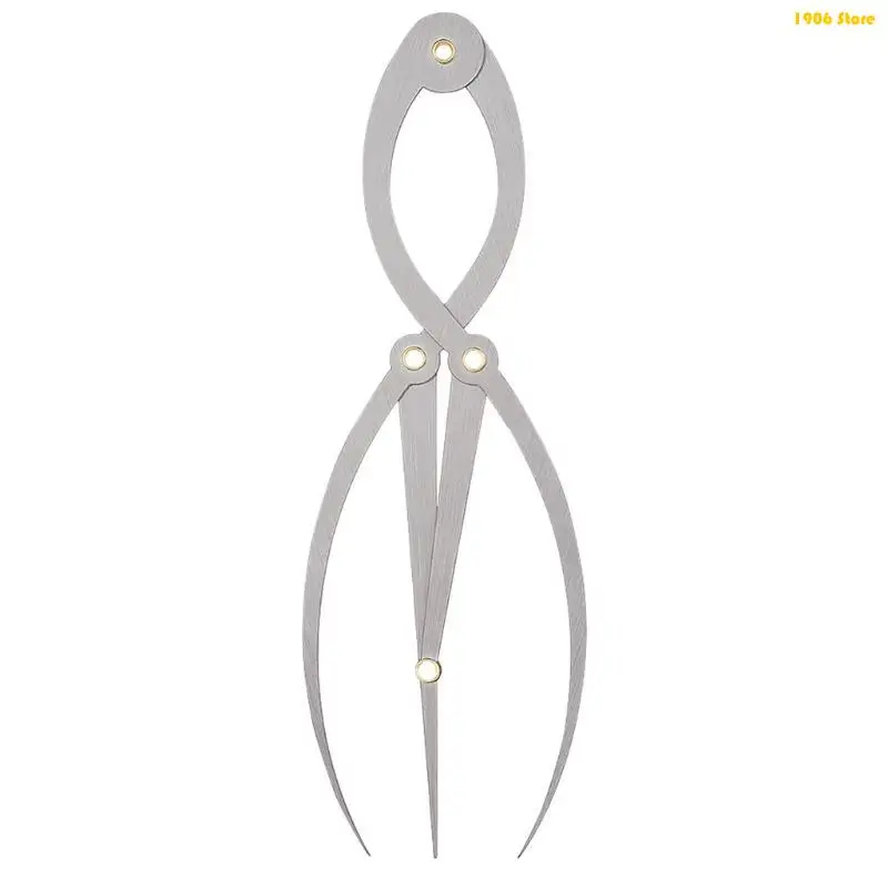 U1JB 1:1.618 Mean Ratio Calipers Three Point Positioning Balance Caliper for Eyebrow Makeup Tattoos Art Work Design