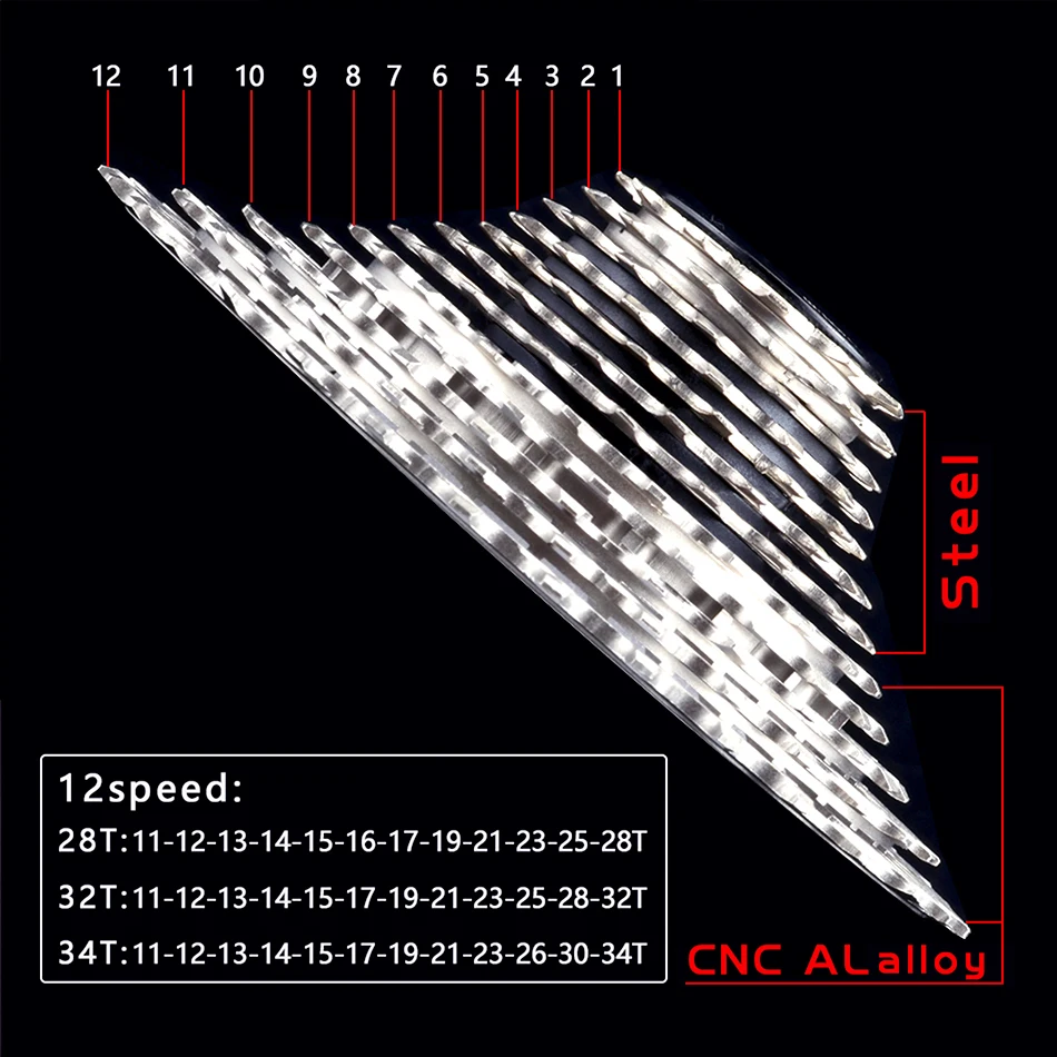 11s　11-34t 229g❗️❗️ 驚異の超軽量カセットスプロケット 11s 11-34t 229g❗️❗️ 驚異の超軽量カセットスプロケット