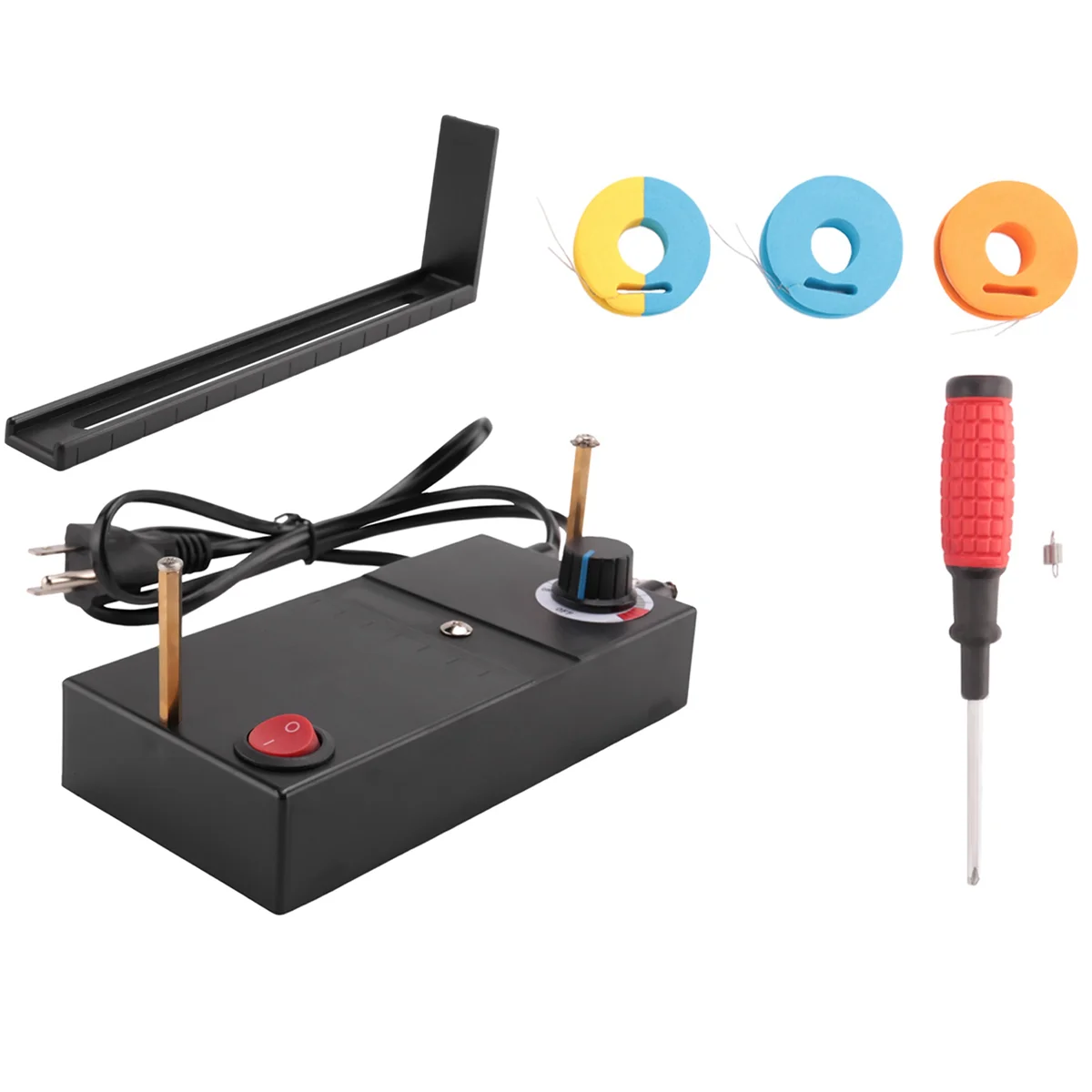 Small Hot Cutting Machine Ribbon Manual Hot Cutting Machine Cutting Hot Rope Electric Thermal Cutter US Plug