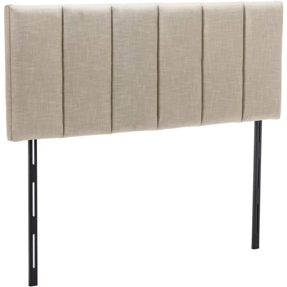 Upholstered Headboard Foldable Headboards Eastern /California Linen Panel with Height Adjustments Modern Wall Mount Headboards