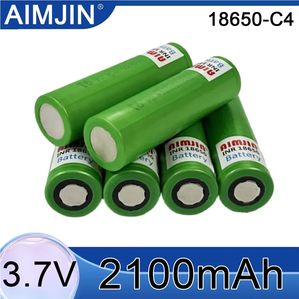 

Real capacity 2100mAh 18650 VTC4 Rechargeable Lithium-ion battery 3.6V suitable for electronic cigarettes, flashlights etc