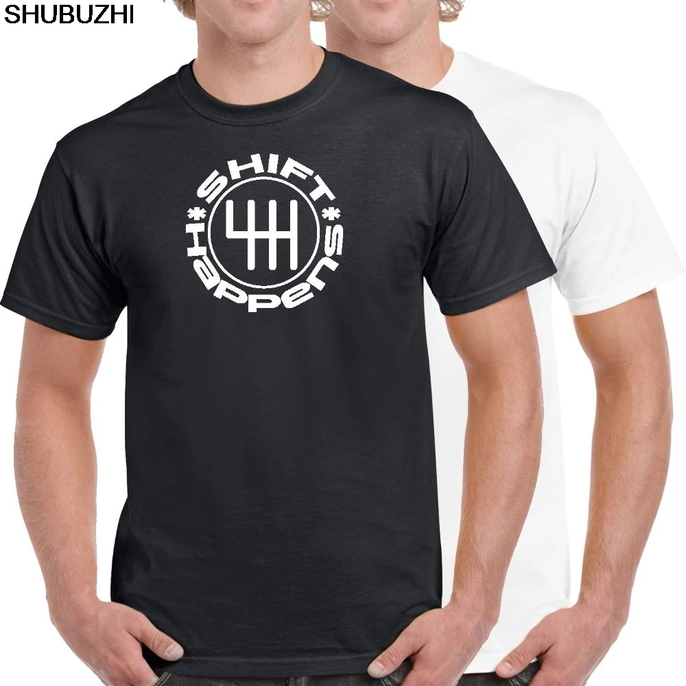 Летняя хлопковая футболка с коротким рукавом, похожая на автомобиль, хлопковая футболка, модная черная хлопковая футболка