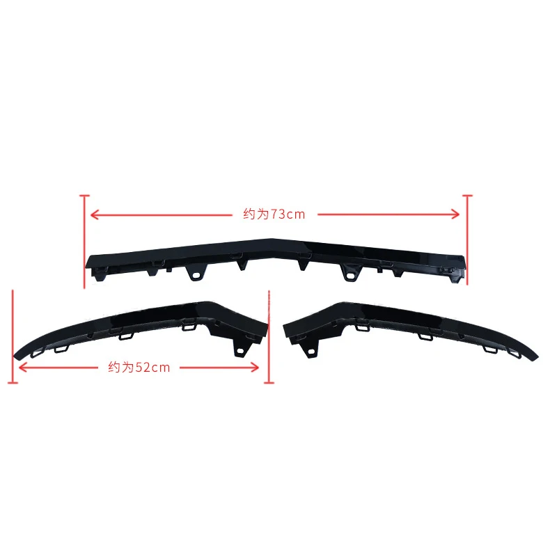 For Mercedes Ben E Class W212 E550 E350 E400 A2128852774 A2128852874 A2128852674 Front Bumper Chrome Chromuim Trim Lip Spoiler view 3