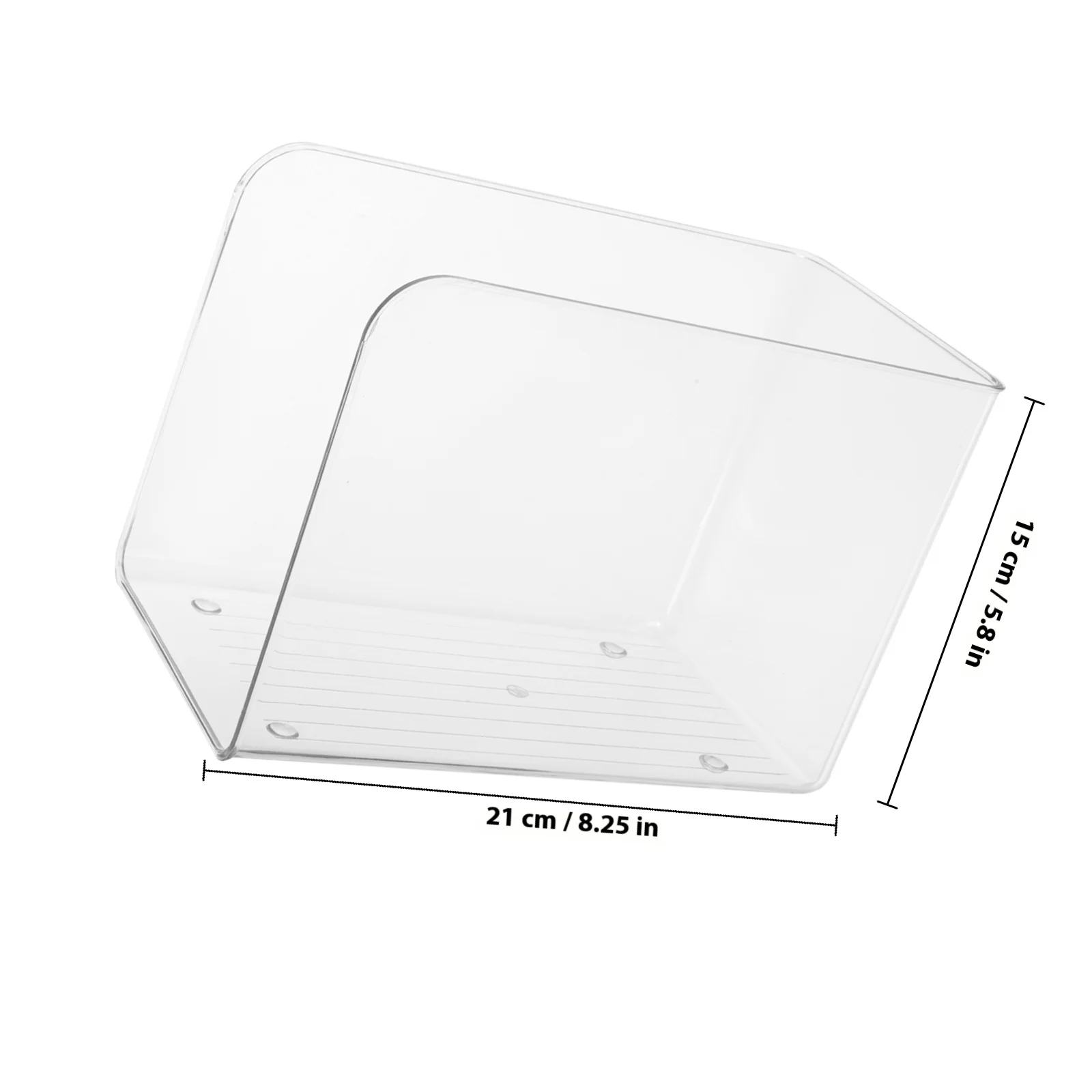 Support de livre Transparent support de serre-livres Vertical en acrylique pour Magazines disques ordinateurs portables organisateur multifonction support de stockage de fichiers