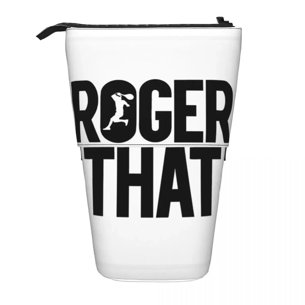 Roger Federer Reversible Pencil Case for Studen School Pen Box Pencil Bag Stationery Supplies Pen Holder Bag