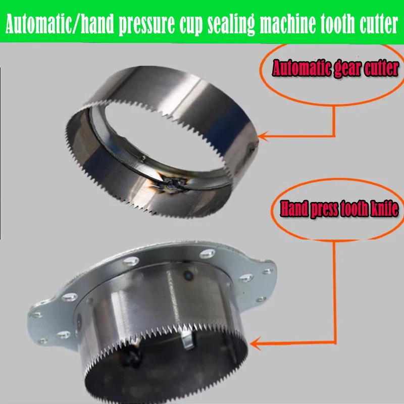 Commercial cup sealing machine manual automatic tooth cutter Automatic semi-automatic film cutter parts