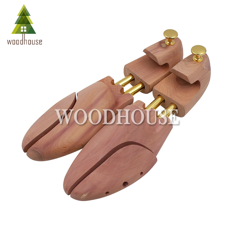 Men's and Women's Twin Tube Adjustable Red Cedar Shoe Tree Wood Shoe Tree