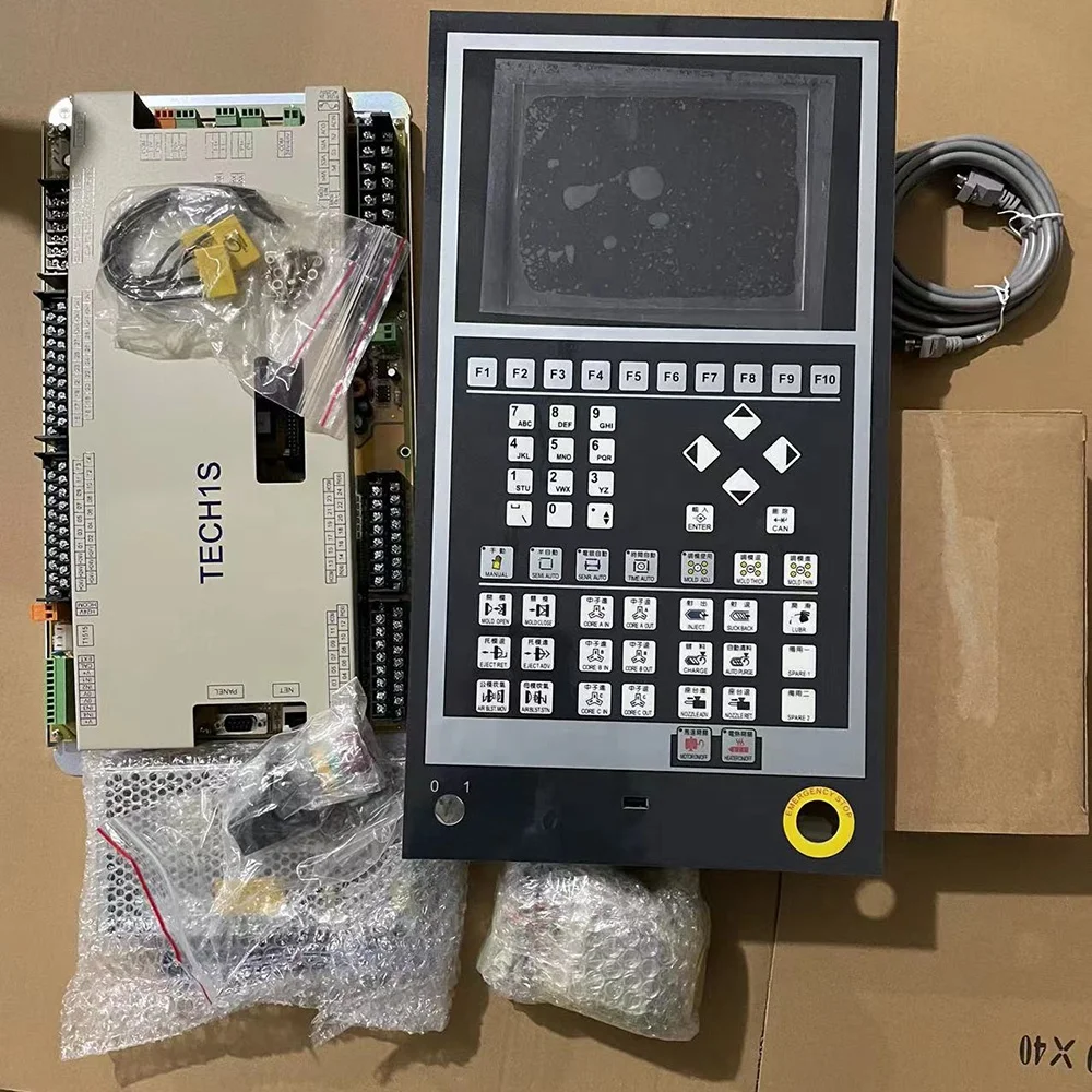 Original Techmation inject-ion controller TECH1S Q8 with good price.Original Techmation PLC TECH1 Q8