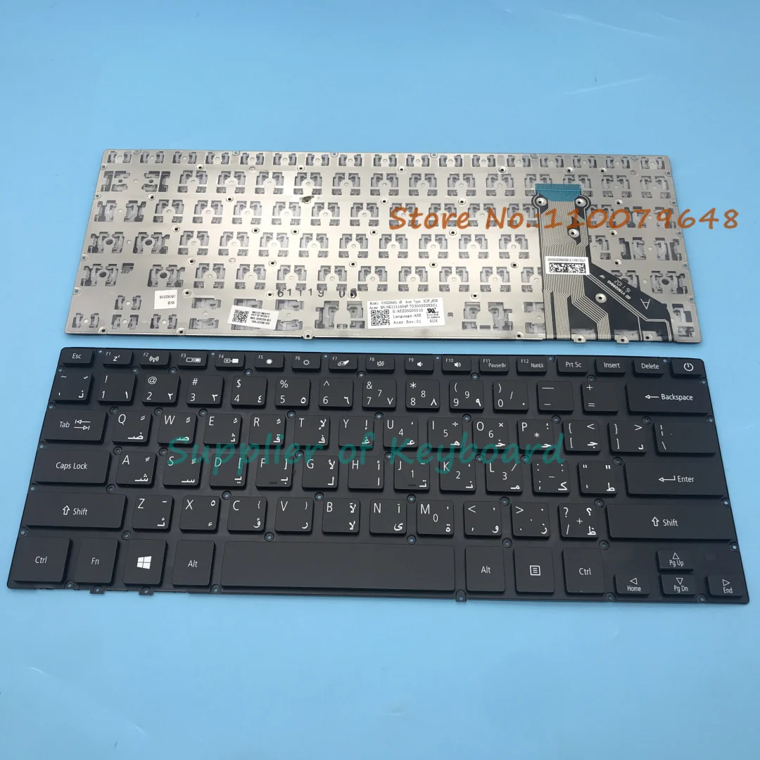 

NEW Arabic Keyboard For Acer Swift 7 SF713-51 SF713-52 SP714-51 SF714-51 SF714-52 SF713-51-M51W Laptop Black