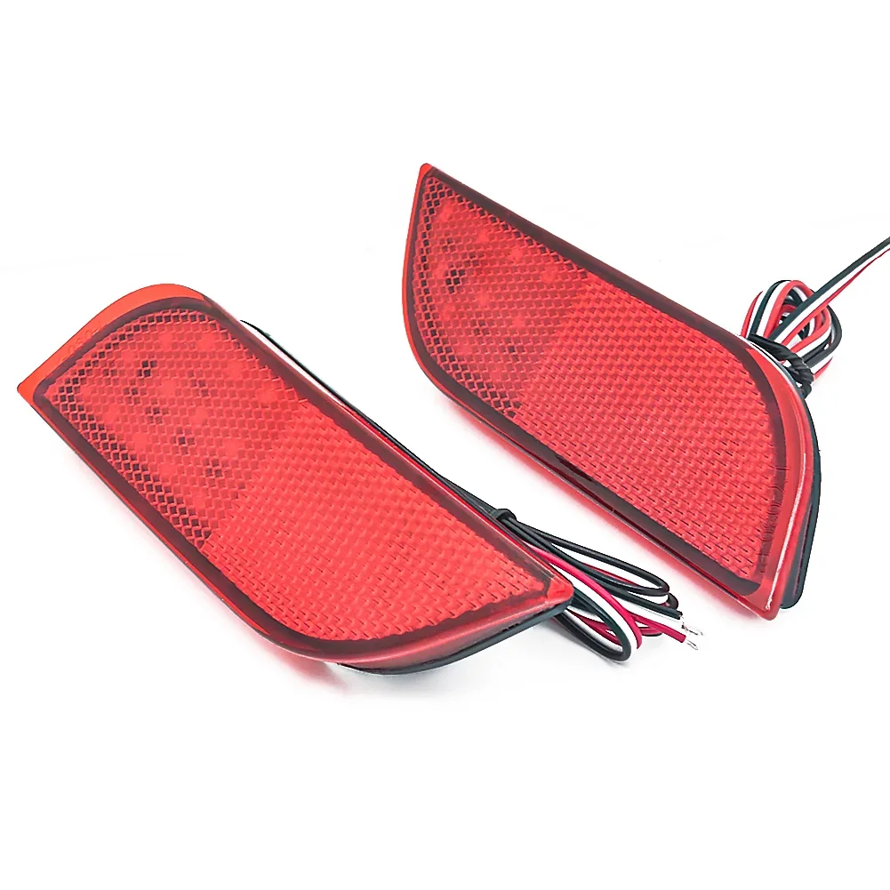 2x 26 LED Rear Bumper Reflector Tail Brake Stop Driving Turning Light For Subaru /Impreza/XV/WRX/LEVORG/Crossover/Exiga