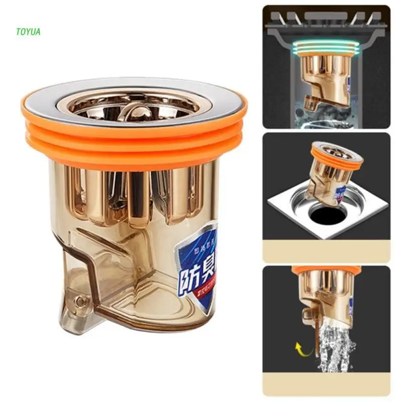 1/3pcs Shower Floor Drain Backflow Preventer Sewer Core For-Kitchen Bathroom Anti Odor Floor Filter Sewer Core-Home Accessories