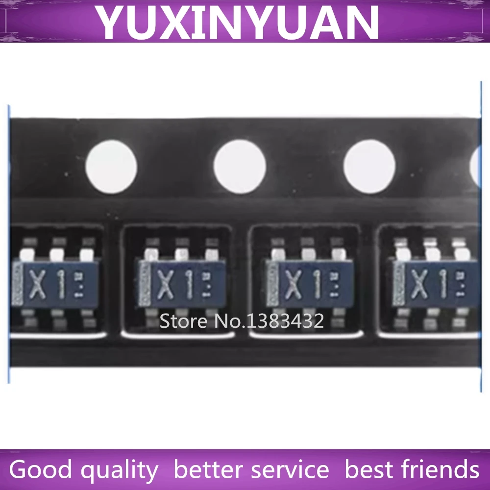 50PCS/LOT UMX1NTN brand new original SOT363 silk-screened X1 digital transistor 50V/150mA dual N-channel
